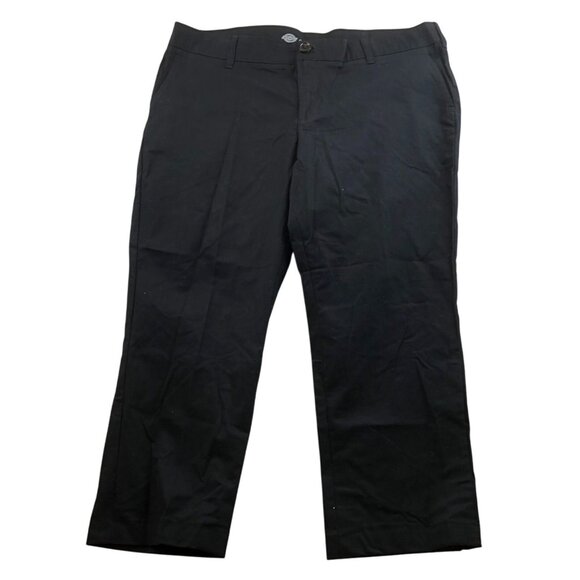Dickies Women’s Dress Pants Size 40x25 Measured Lot of Two Slim Straight Workwea - Picture 3 of 12